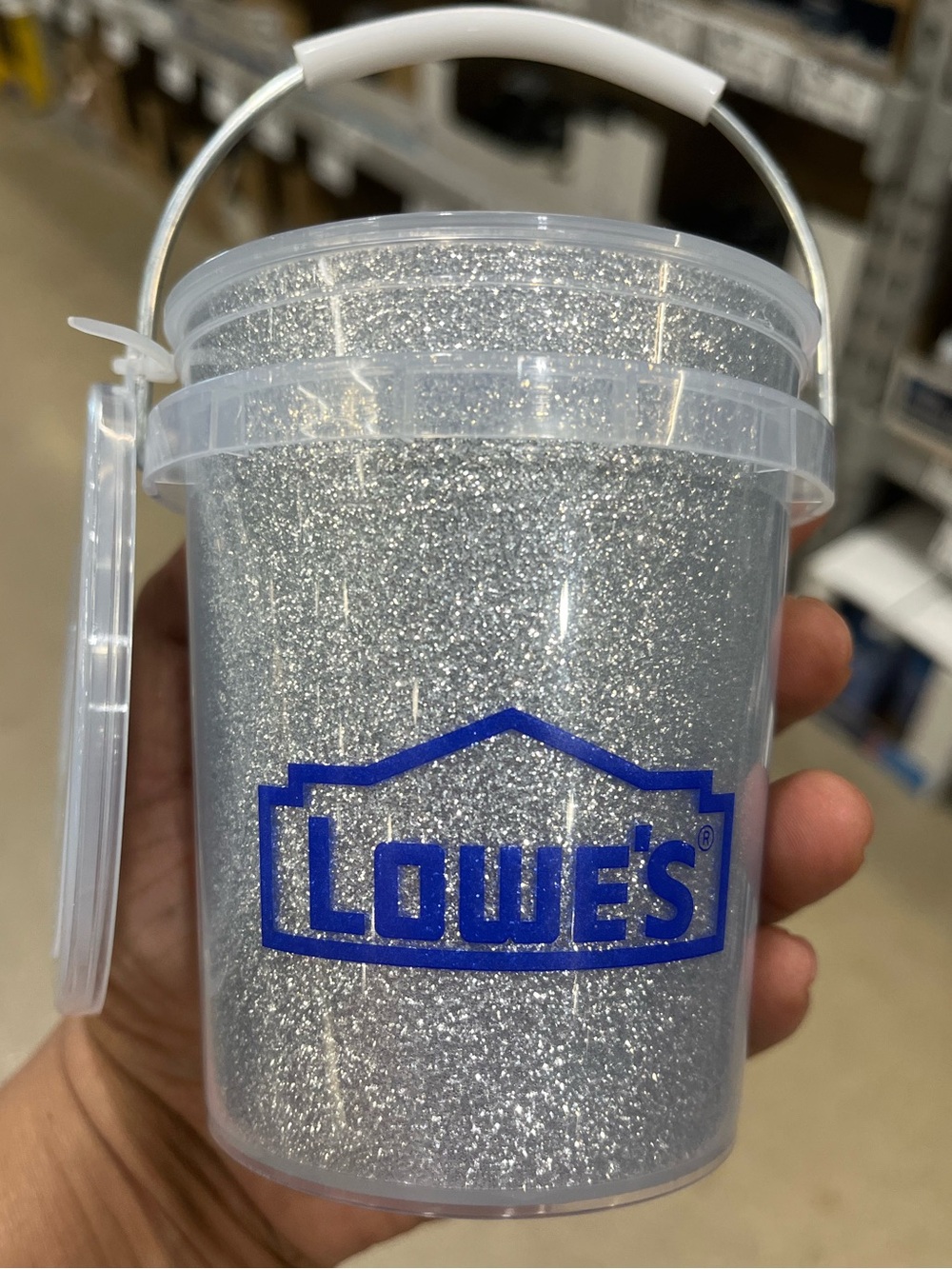 Limited Edition Lowes Mini Glitter Bucket